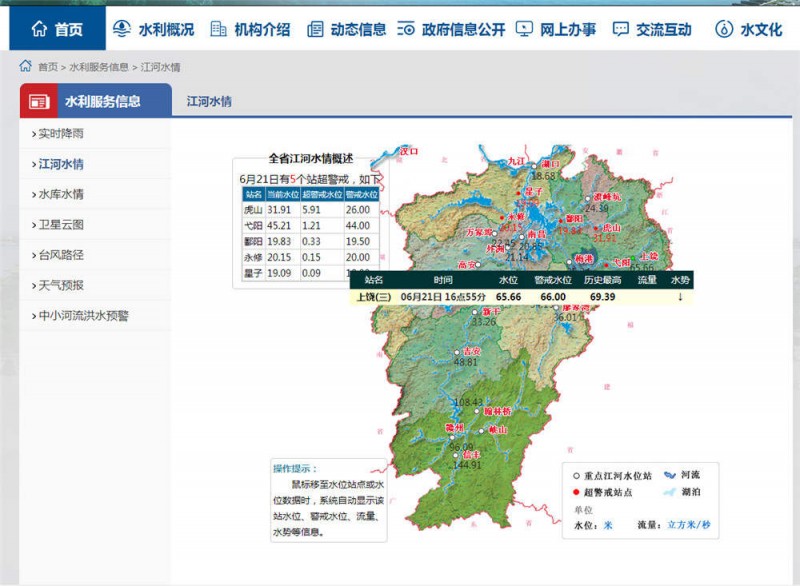 上饶水情2022.6.21